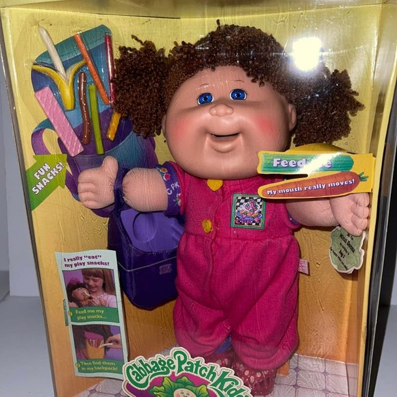 CABBAGE PATCH GIRL DOLL FUNTIME SNACKS New in Box~ MITZI DONNA~AUG 1 ~ Vintage - Picture 4 of 11